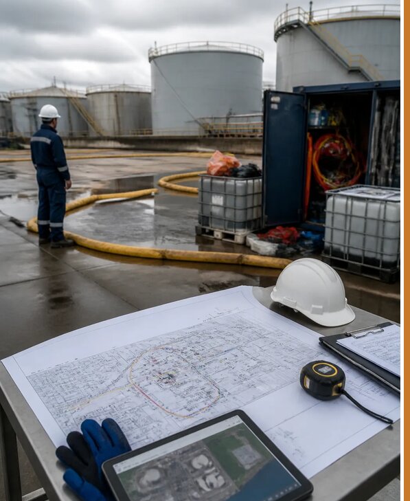 Разработка плана ликвидации разливов нефти в Алексеевке